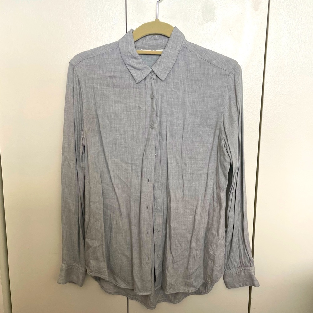 Uniqlo - Grey Long Sleeve Shirt - XS